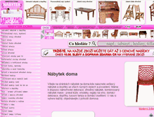 Tablet Screenshot of nabytek-doma.cz